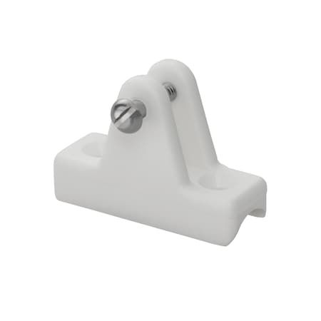 Whitecap White Nylon Concave Base Deck Hinge, PR 3443WP